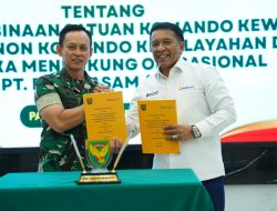 Pangdam II/Sriwijaya dan PT Bukit Asam Tandatangani Perjanjian Kerja Sama, Dukung Pembangunan Nasional