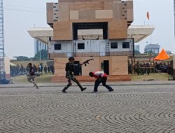 Penuh Semangat Prajurit Pasopati Yonif 2 Marinir Laksanakan Gladi Kotor Jelang HUT TNI ke-80