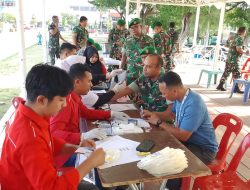 Kodim 0103/Aut Berkontribusi dalam Peringatan Hari Donor Darah Sedunia