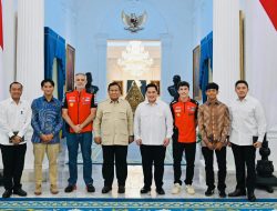 Presiden Prabowo Menerima Kunjungan Juara Dunia MotoGP Marc Marquez dan Dua Pembalap Muda Indonesia, Mario Aji dan Veda Ega Pratama