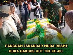 Pangdam Iskandar Muda Resmi buka Baksos HUT TNI Ke-80 di Banda Aceh