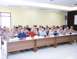 Taklimat Akhir Audit Itwasum Polri, Kapolda Maluku Tegaskan Tindak Lanjut Hasil Audit, Beri Waktu 14 Hari kepada Jajaran