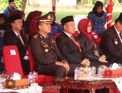 Kapolres banyuasin menghadiri upacara peringatan hari kesaktian Pancasila di pemkab