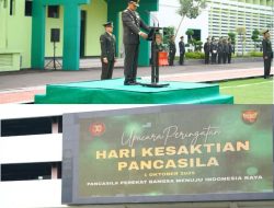 Kodam II/Swj gelar Upacara Hari Kesaktian Pancasila, Pancasila Perekat Bangsa Menuju Indonesia Raya
