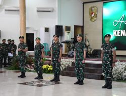 Laporan Korps Kenaikkan Pangkat Perwira Kodam ll/Swj Periode 01 Oktober 2025