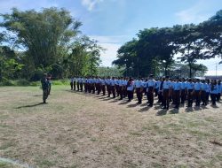 Koramil Gemolong Latih Ketarunaan Dengan Materi Bela Negara