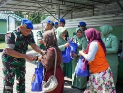 TNI Hadir dan Peduli: Denpom V/1 Madiun Tebar Kepedulian Lewat Bansos