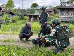 Dalam Rangka HUT TNI ke-80, Pos Okpol Gelar Pengobatan Gratis Door to Door di Kampung Kutdol