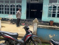 Unit Samapta Polsek Meranti Amankan Sholat Jumat di Masjid Silaturahim