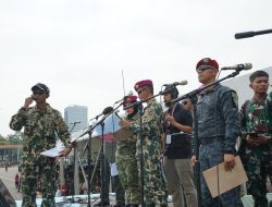 H-2 Acara Puncak, Danyonif 2 Marinir Bertindak Sebagai Sub Koordinator Narator Pada Gladi Bersih HUT TNI ke-80