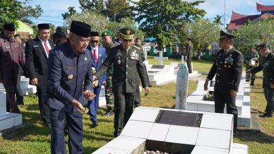 Ziarah Nasional HUT Ke-80 TNI di TMP Trikora : Momentum Kebersamaan, Doa, dan Semangat Juang