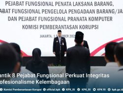KPK Kembali Melantik Delapan Pejabat Fungsional Baru di Gedung Merah Putih KPK