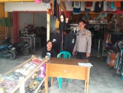 Patroli Disiang Hari, Briptu Ceron Titipkan Pesan Kamtibmas