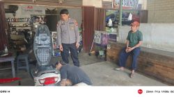 Pererat Silaturahmi, Polisi Sengah Temila Patroli Sambang ke Bengkel dan Toko