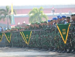 Kasdam II/Sriwijaya Pimpin Upacara HUT ke-80 TNI di Benteng Kuto Besak Palembang