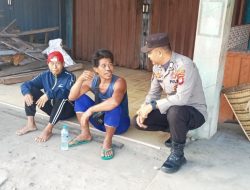 Bripka Anggi Sambangi Warga Desa Binaan Titipkan Pesan Kamtibmas