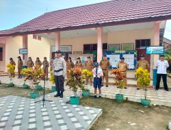Upacara Senin di SMPN 6 Sengah Temila, Polisi Ajak Pelajar Tertib Berlalu Lintas dan Disiplin di Jalan