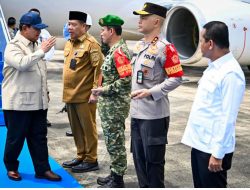Presiden Prabowo Tiba di Bandara Depati Amir