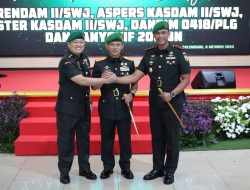 Letkol Arh Erik Novianto,S.Sos Resmi Jabat Dandim 0418/Palembang Gantikan Kolonel Kav Ferdiansyah,S.Sos.,M.H.I