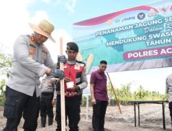 Wujudkan Swasembada Pangan, Polres Aceh Timur Tanam Jagung Serentak Kuartal IV Tahun 2025