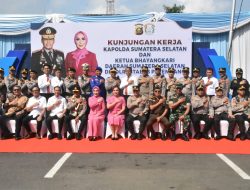 Dandim 0418/Palembang Hadiri Kunjungan Kerja Kapolda Sumsel di Mapolrestabes Palembang