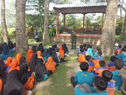 Serunya Bati Komsos Koramil Garum Dalam Materi Bela Negara Perkemahan SDIT Al Hikmah Blitar
