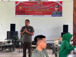Brigif 26/GP dan Korum Yonif 763/SBA Gelar Donor Darah Sambut HUT TNI ke-80