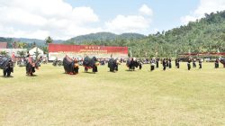 Kesenian Bantengan Meriahkan Pembukaan TMMD ke-126 di Lebakharjo