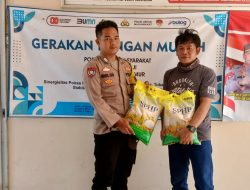 Polres Mesuji Dukung Gerakan Pangan Murah, Salurkan 105 Ton Beras SPHP ke 105 Desa