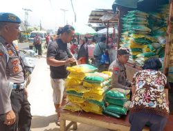 Polres Banyuasin Kembali Sukses Gelar GPM di Pos Pol Kenten Laut, 8 Ton Beras Ludes Terjual