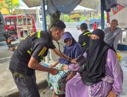 Peduli Kesehatan Masyarakat Polda Maluku Gelar Pemeriksaan Gratis