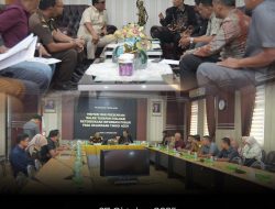 Kejati Aceh Menerima Kunjungan Visitasi dan Presentasi dalam Rangka Tahapan Evaluasi Keterbukaan Informasi Publik oleh Komisi Informasi