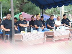 Kapolres Aceh Jaya Hadiri Acara Pembukaan Turnamen Sepak Bola Piala Dandim U-40 Tahun 2025