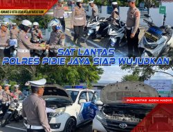 Satlantas Polres Pidie Jaya Siap Wujudkan Pengamanan Lalu Lintas yang Prima pada MTQ XXXII Tahun 2025