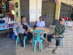 Polsek Meranti Gencarkan Giat Penyampaian Surat Himbauan Maklumat Kapolda Kalbar Tentang Larangan dan Sanksi Hukum Pembakaran Hutan dan Lahan