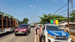 Sat Lantas Polres Mesuji Aktif Jaga Keamanan dan Kelancaran Arus Lalu Lintas di Jalintim