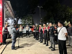 Sat Samapta Polres Banyuasin Gelar Patroli Terpadu, Jaga Kondusivitas Malam Warga