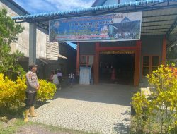 Polsek Meranti Laksanakan Pengamanan Ibadah Hari Minggu Di Gereja, Ciptakan Situasi Aman Dan Kondusif
