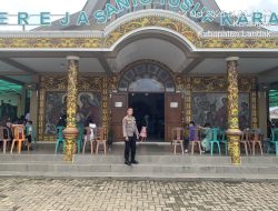 Polsek Mempawah Hulu amankan Ibadah Misa Minggu