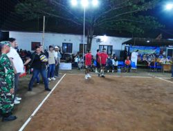 Turnamen Bola Voli Antar Desa Se Blitar Raya MUSPIKA CUP 2025 Resmi Dibuka, Meriahkan HUT TNI Ke 80 Di Aloon-Aloon Lodoyo