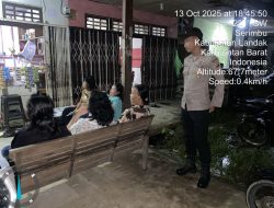 Cegah Gangguan Kamtibmas, Polsek Air Besar Intensifkan Patroli Malam di Wilayah Hukum Landak