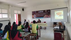 Danramil Sananwetan Beri Pembekalan Bela Negara pada Peserta LDKS SMPN 6 Kota Blitar