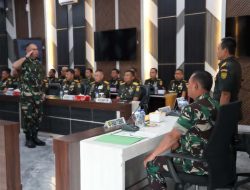 Pelihara Kepatuhan, Efektivitas, dan Efisiensi Dalam Pelaksanaan Progjagar : Pangdam II/Sriwijaya Pimpin Taklimat Awal Tim Pengawasan Audit Kinerja Itjenad TA 2025