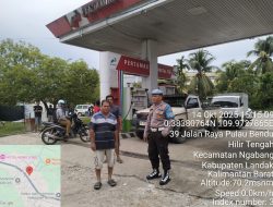 Cegah Penyalahgunaan BBM Subsidi,  Polsek Ngabang Mengimbau Untuk Tidak Menjual BBM Kepada Konsumen Yang Menggunakan Jerigen Dan Tanki Siluman