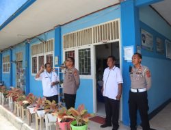 Kunjungi SMPN 1 Dobo, Polres Kepulauan Aru Berikan Himbauan Kamtibmas