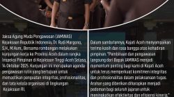 Jaksa Agung Muda Kejaksaan Republik Indonesia Bersama Rombongan Melakukan Kunjungan Kerja ke Provinsi Aceh