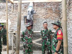 Dansatgas TMMD Ke-126 Tinjau Progres Pekerjaan Rehab RTLH Yang Sudah Capai 20 Persen