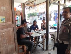 Patroli di siang hari Kanit Lantas Bripka Albasit Ajak Warga Jaga Kamtibmas