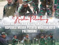 Kasdim 0418/Palembang Tinjau Kesiapan Ground Breaking Pembangunan Koperasi Merah Putih