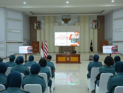 Aspers Pangkormar Berikan Pengarahan kepada Kowal Marinir Wilayah Barat